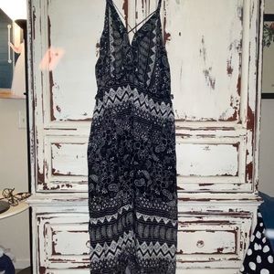 Black maxi dress